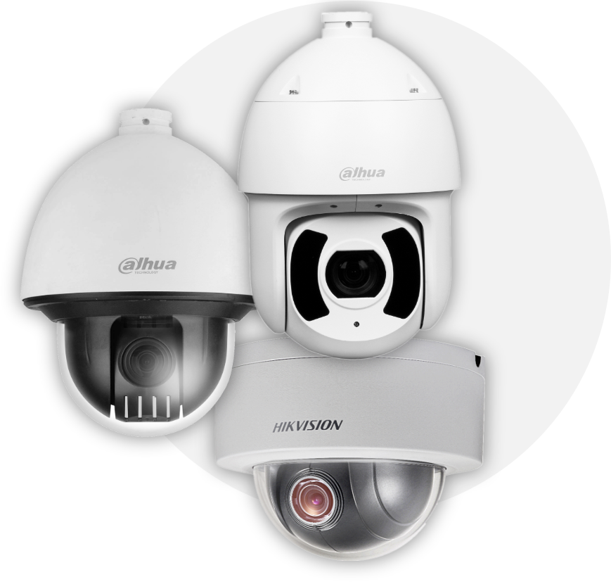 Caméra dôme motorisée